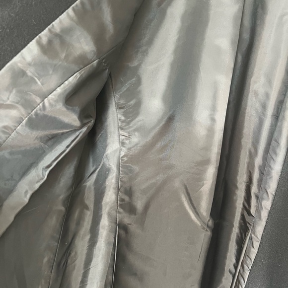 Ann Taylor High Collar Ruffled Black Jacket - Picture 5 of 5